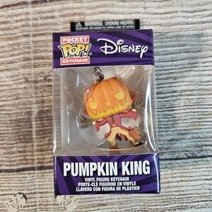 Disney Nightmare Before Christmas Jack Skellington pumpkin king funko keychain